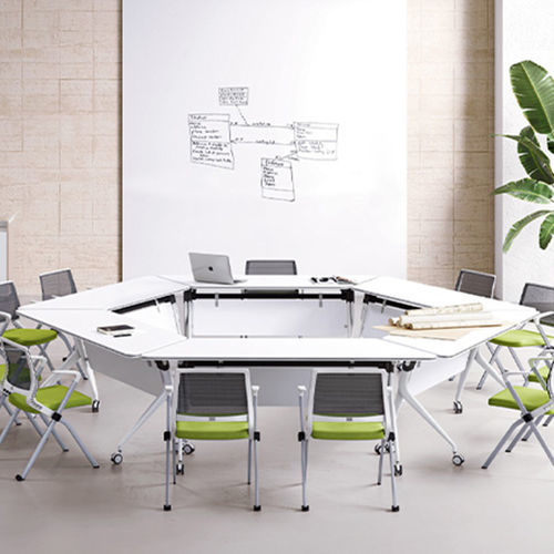 Tavolo da riunione contemporaneo - Mandis - Zhejiang Sunon Furniture Manufacture Co., Ltd. - in rovere / in laminato / con supporto in acciaio