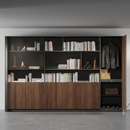 Libreria contemporanea - Maxim - Zhejiang Sunon Furniture Manufacture Co., Ltd. - per stoccaggio / in legno / in vetro