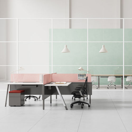 Scrivania per open space - VERDURE-X - Zhejiang Sunon Furniture Manufacture Co., Ltd. - da terra / contemporanea / in rovere