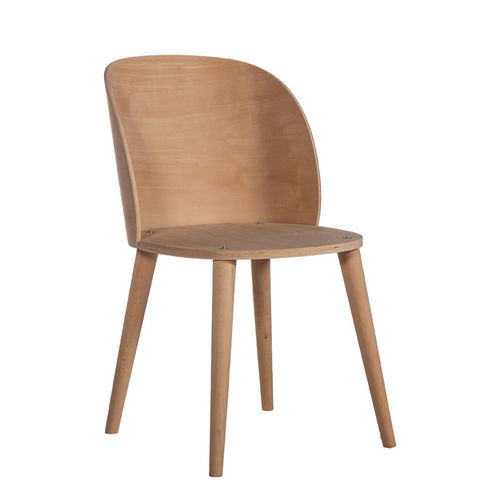 Sedia contemporanea - P-202  - Papelci - da interno / in legno compensato / con supporto in legno