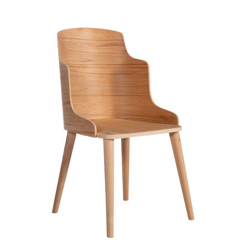 Sedia contemporanea - P-208  - Papelci - da interno / in legno compensato / con supporto in legno