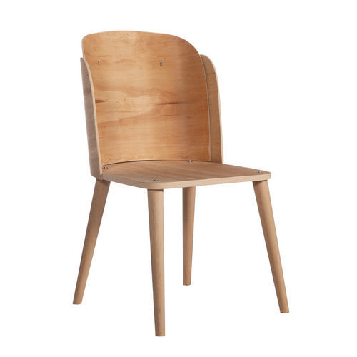 Sedia contemporanea - P-212  - Papelci - da interno / in legno compensato / con supporto in legno