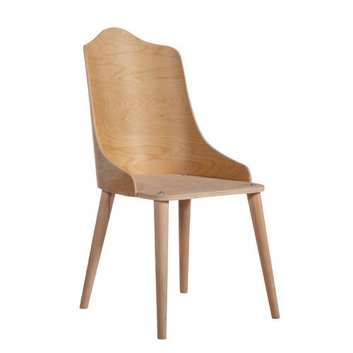 Sedia contemporanea - P-220 - Papelci - da interno / in legno compensato / con supporto in legno