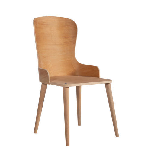 Sedia contemporanea - P-232 - Papelci - da interno / in legno compensato / con supporto in legno