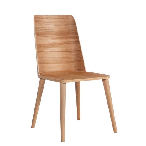 Sedia contemporanea - P-236 - Papelci - da interno / in legno compensato / con supporto in legno