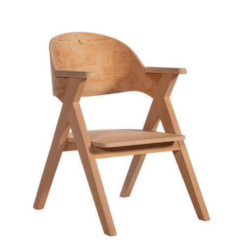 Sedia contemporanea - P-241 - Papelci - da interno / in legno compensato / con supporto in legno