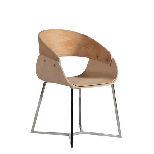 Sedia contemporanea - P-256 - Papelci - da interno / in legno compensato / in legno curvato
