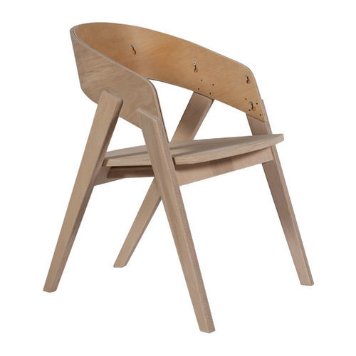 Sedia contemporanea - P-339 - Papelci - in legno compensato / con supporto in legno / con 4 gambe