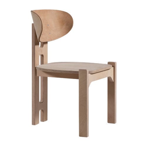 Sedia contemporanea - P-343 - Papelci - in legno compensato / con supporto in legno / a orecchioni