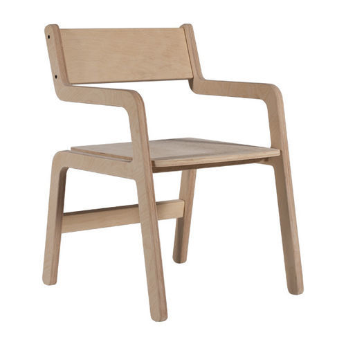 Sedia contemporanea - P-346 - Papelci - in legno compensato / con supporto in legno / per ristorante