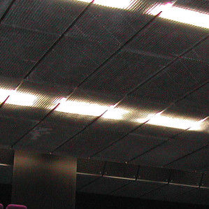 Controsoffitto in alluminio - Gei - in acciaio inossidabile / a doghe / per ufficio