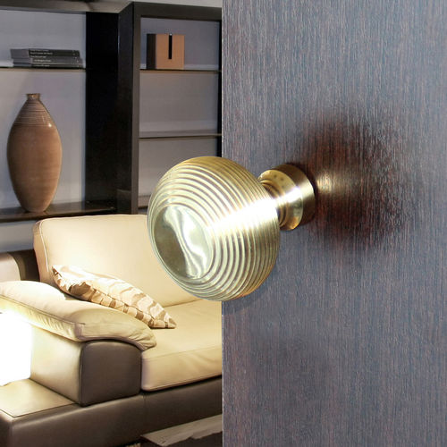 Pomello per porta classico - 170/1B - cadap - in ottone / levigato