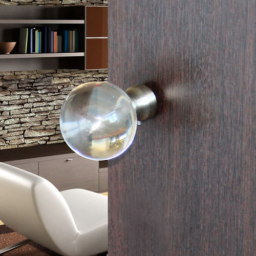Pomello per porta design minimalista - 173/T5B - cadap - in vetro / satinato