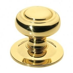 Pomello per porta contemporaneo - 117/1V - cadap - in ottone