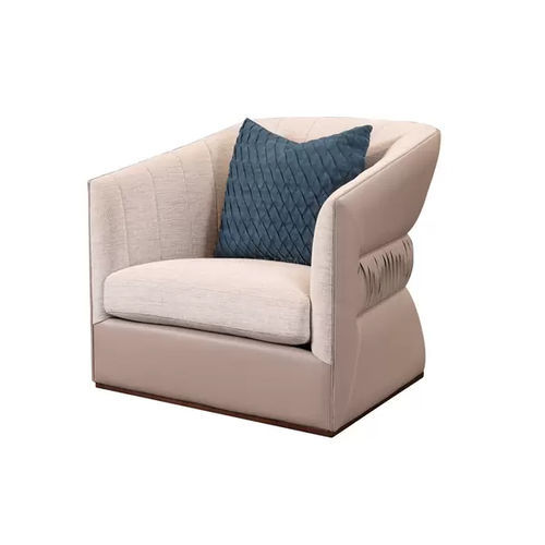 Poltrona contemporanea - L12 - Zhongshan Four Seas Furniture MFG. Ltd. - in tessuto / in pelle / impiallacciata in legno