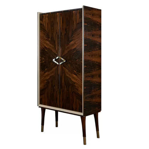 Cassettiera contemporanea - Grand Turismo 893 - Zhongshan Four Seas Furniture MFG. Ltd. - in ziricote / in acciaio inossidabile
