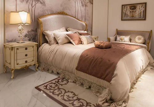 Letto matrimoniale - Fontainebleau 388 - Zhongshan Four Seas Furniture MFG. Ltd. - in stile / imbottito / con testiera