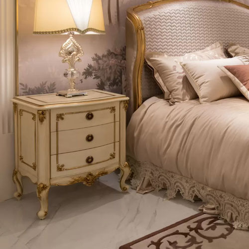 Comodino in stile - Fontainebleau 388 - Zhongshan Four Seas Furniture MFG. Ltd. - in MDF / con supporto in MDF / rettangolare