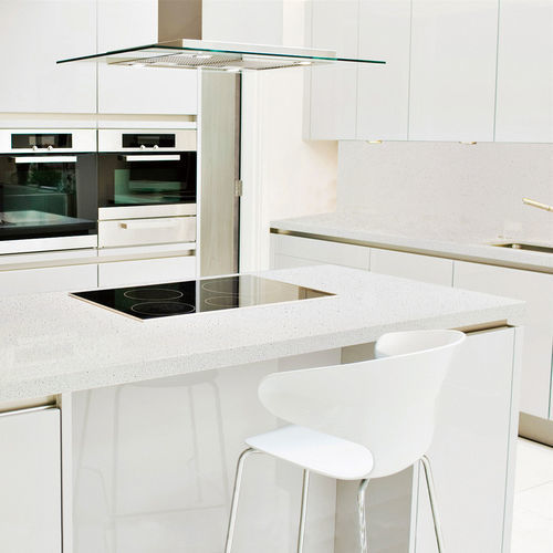 Lastra in pietra in quarzo - STARLIGHT - Guangdong Overland Ceramics Co., Ltd. - per cucina / levigata / aspetto marmo
