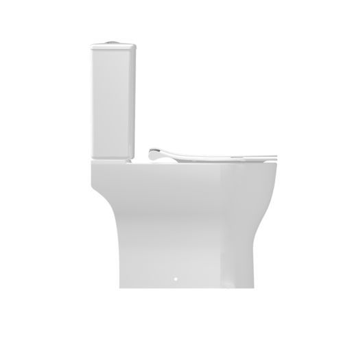 WC da appoggio - HDC691P - Huida Sanitary Ware Co., Ltd. - in ceramica / per uso residenziale / allungato