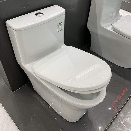 WC da appoggio - HDC6306 - Huida Sanitary Ware Co., Ltd. - in ceramica / per uso residenziale / ovale