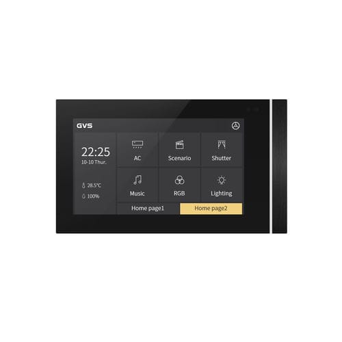 Tastiera di controllo per sistema domotico - SMART TOUCH V50 HORIZONTAL - Guangzhou Video-Star Intelligent Corp., Ltd - per lampadario / a muro / con touch screen