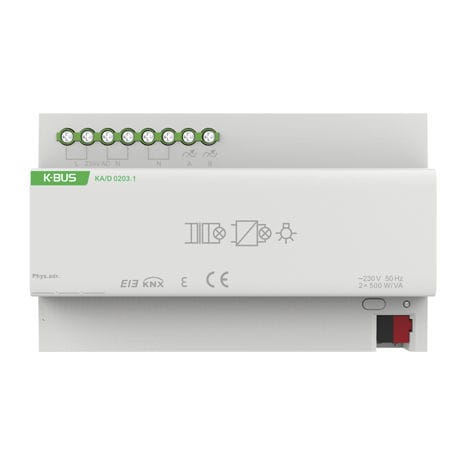 Dimmer su guida DIN - KA/D 0103.1 - Guangzhou Video-Star Intelligent Corp., Ltd - per sistema domotico / KNX