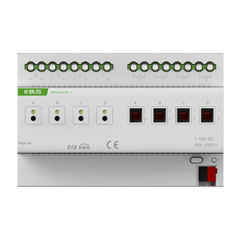 Dimmer su guida DIN - ADTV-04/16.1 - Guangzhou Video-Star Intelligent Corp., Ltd - per sistema domotico / KNX