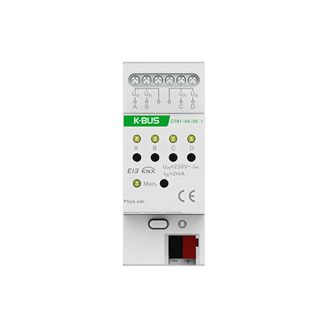 Modulo di interfaccia a ingressi binari - CTBI-04/00.1 - Guangzhou Video-Star Intelligent Corp., Ltd - su guida DIN / KNX