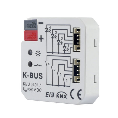 Attuatore di commutazione per sistema domotico - KI/U 0401.1 - Guangzhou Video-Star Intelligent Corp., Ltd - KNX / su guida DIN / per uso residenziale