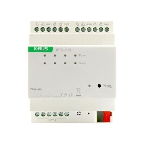 Modulo di interfaccia gateway - Guangzhou Video-Star Intelligent Corp., Ltd - su guida DIN / KNX / RS232