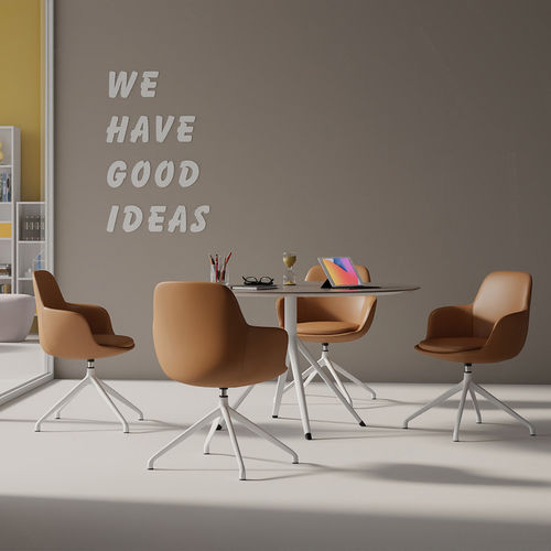 Sedia da conferenza moderna - Lola 46C-04 - Foshan Orcco Furniture Co., Ltd. - da interno / in pelle / in tessuto