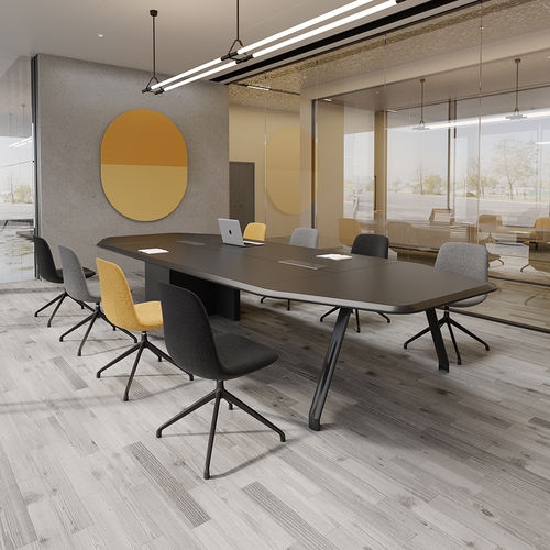 Sedia da conferenza moderna - Lola 54C-04-A0 leisure chair - Foshan Orcco Furniture Co., Ltd. - da interno / in tessuto / con supporto in alluminio