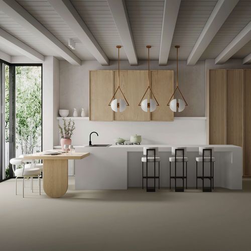 Piano di lavoro in porcellana - OSCAR  - Guangdong Kito Ceramics Group Co., Ltd. - per uso contract / da cucina / bianco