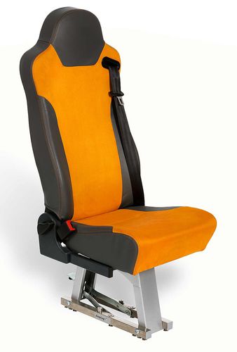 Sedia contemporanea - SICOM 2 - AUTOLIFT Srl - da interno / in tessuto / con supporto in metallo laccato