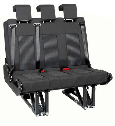 Divanetto imbottito contemporaneo - SL3 - AUTOLIFT Srl - in tessuto / con supporto in metallo / contract