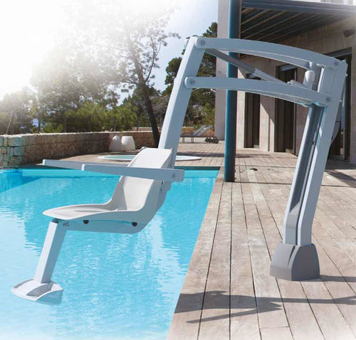Sollevapersone elettrico - I-SWIM3 - AUTOLIFT Srl - idraulico / ad altezza regolabile / su guida di scorrimento