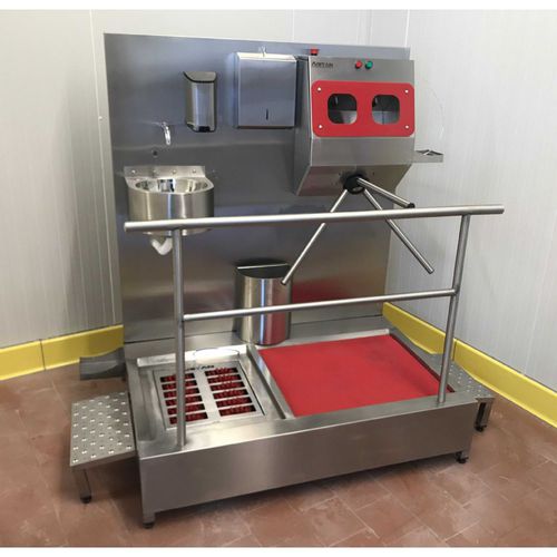 Sistema igienizzante ad altezza regolabile - ART03 - ARITAN ENDÜSTRİYEL HİJYEN EKİPMANLARI SA - con lavasuole / con lavamani / con pediluvio