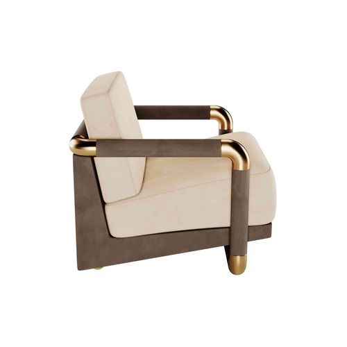 Poltrona contemporanea - KONGO  - Hommés Studio - in velluto / personalizzabile / fatta a mano