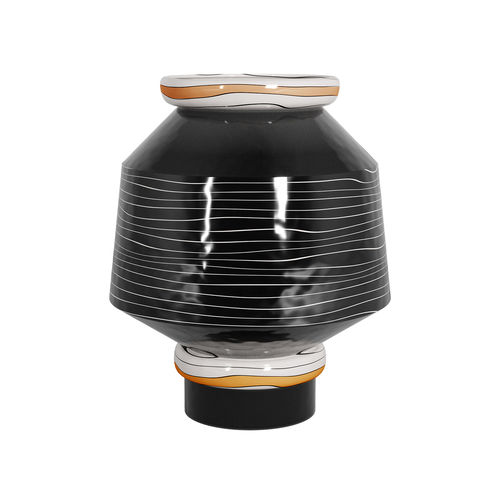 Vaso contemporaneo - COA - Hommés Studio - in ceramica / fatto a mano / contract