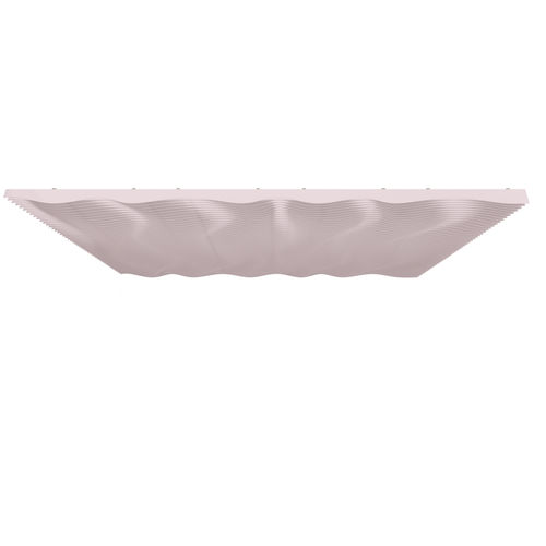 Baffle acustico in PET - WAVE MORPH BESPOKE - Impact Acoustic - da soffitto / rettangolare / decorativo