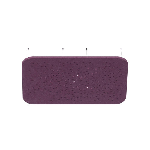 Pannello acustico per soffitto - WEB - Impact Acoustic - in PET / rettangolare / aspetto tessuto