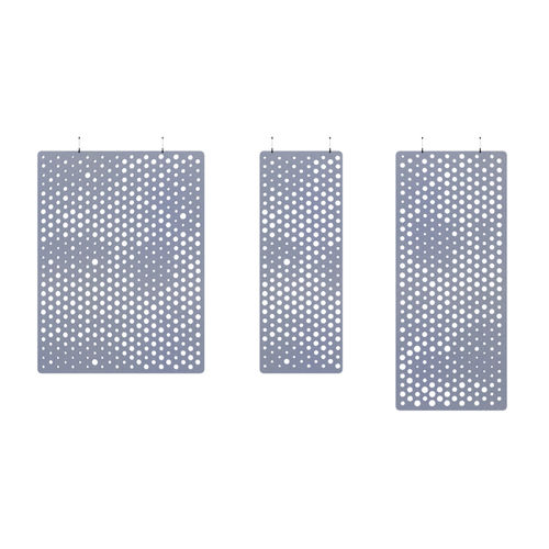 Separatore di spazi acustico - GRADIENT - Impact Acoustic - in PET / contract / da interno