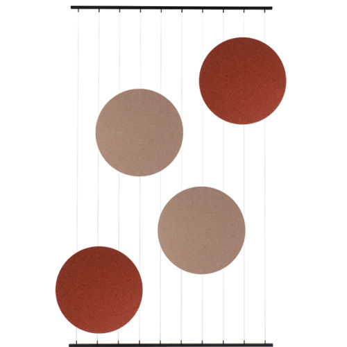 Separatore di spazi acustico - HELIOS - Impact Acoustic - in PET / contract / da interno
