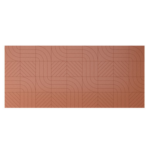 Pannello acustico per muro - FLOW - Impact Acoustic - in PET / rettangolare / aspetto legno