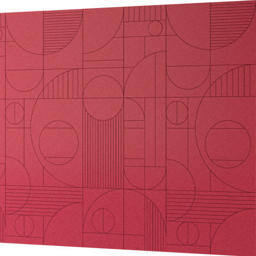 Pannello acustico per muro - BAU - Impact Acoustic - in PET / rettangolare / aspetto legno