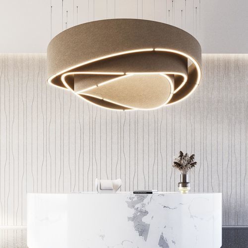 Pannello acustico per soffitto - LIBRA - Impact Acoustic - per soffitto / in PET / in feltro