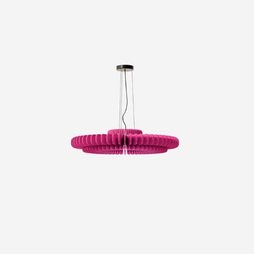 Lampada sospesa - HELIA - Impact Acoustic - in opalina / in feltro / contemporanea