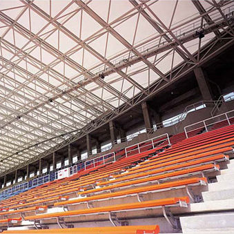 Membrana architettonica in tessuto - FGT-800(STUDIUM IN FUKUOKA) - Chukoh Chemical Industries,Ltd. - in fibra di vetro / in fluoropolimero / PTFE