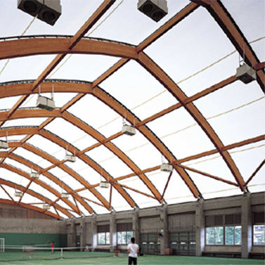 Membrana architettonica in tessuto - HORIGANE JOUNEN DOME - Chukoh Chemical Industries,Ltd. - in fluoropolimero / PTFE / in tessuto di vetro rivestito PTFE